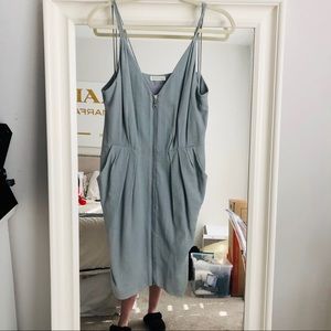 Grey Blue Whistles Cocktail Dress